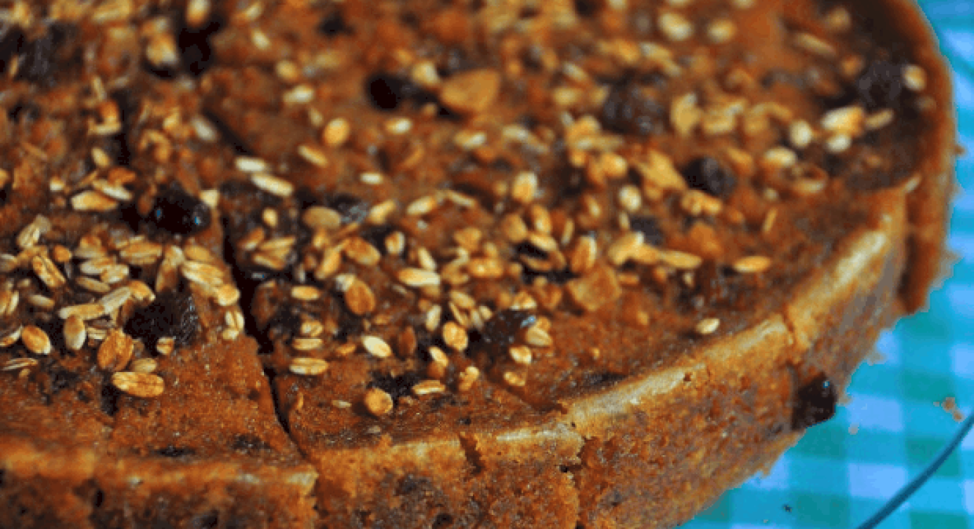 Bolo de Banana com Aveia
