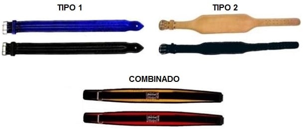 Tipos de Cintos ou Cinturão para Academia