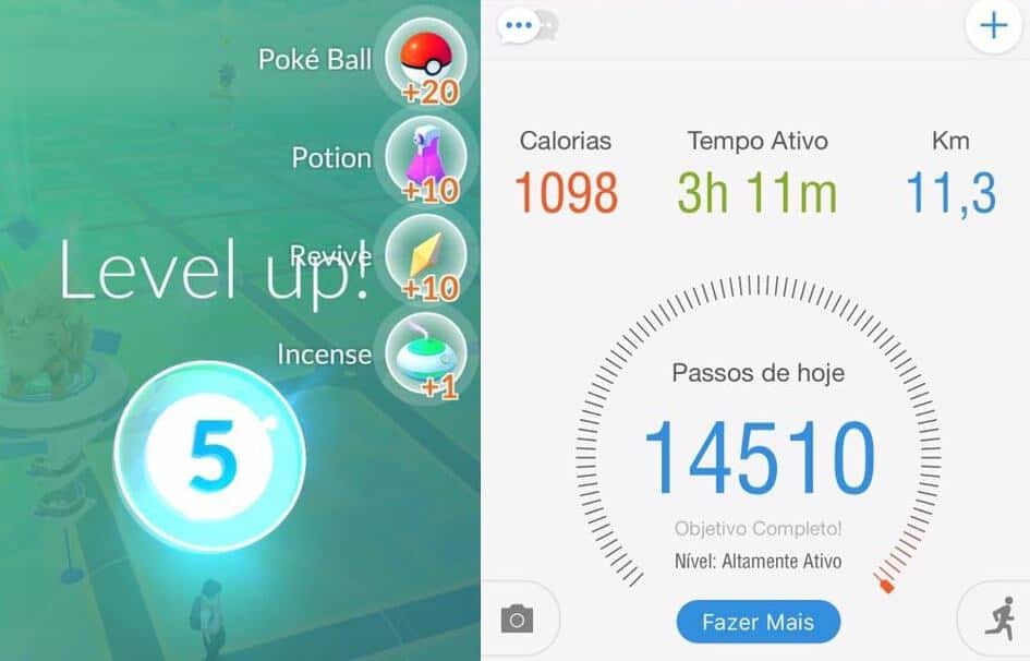 Pokémon Go Atividade Física