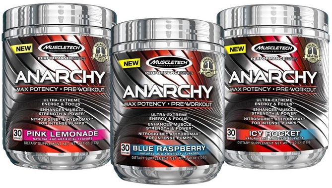 Pré Treino Anarchy da MuscleTech