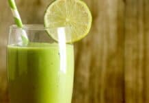 Vitamina de Abacate Low Carb e limão