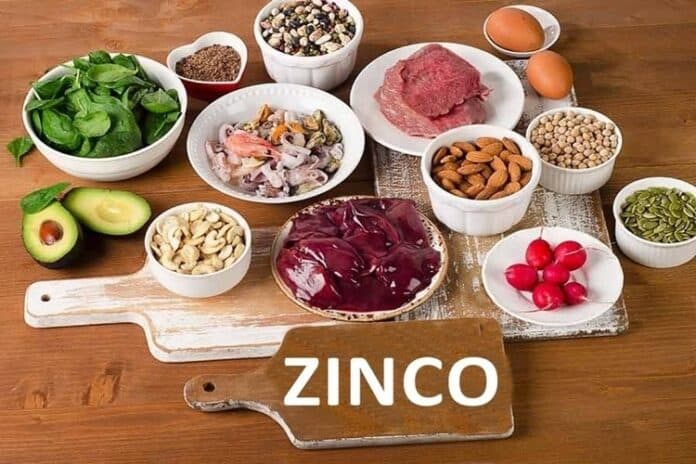O que é o Zinco para que serve função carência excesso alimentos suplementos