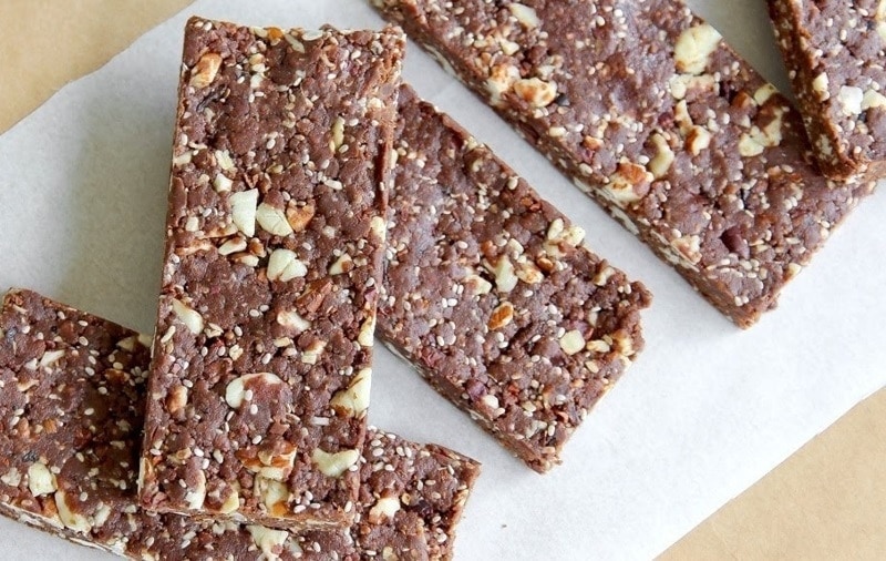Receita Anabólica Barra de Proteínas Caseiras