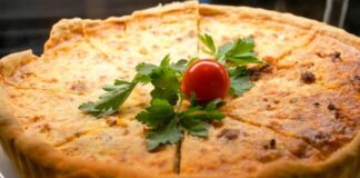 Torta de Frango Low Carb com Aveia