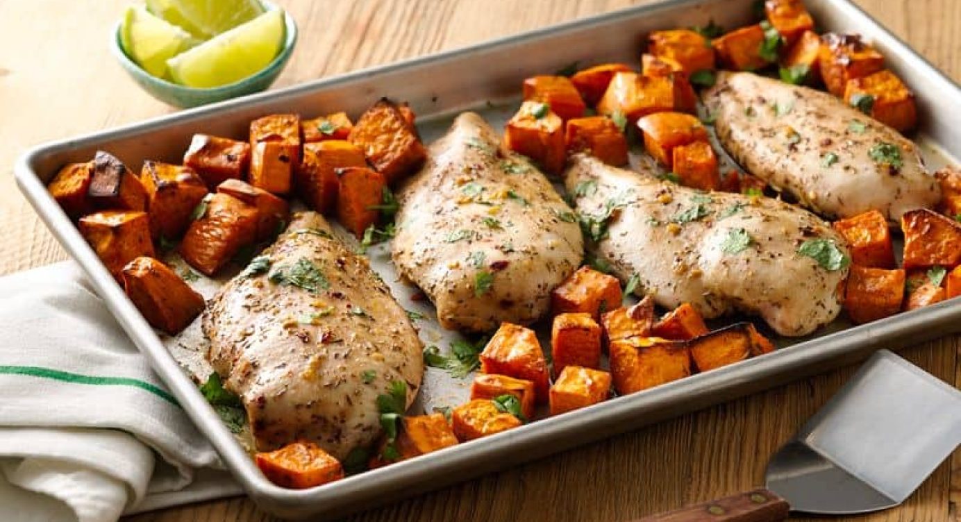 Frango com Batata-Doce para o Ganho de Massa Muscular