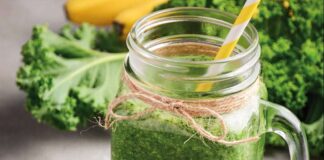 Suco Detox de Couve com Limão e Gengibre para Emagrecer