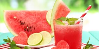 Benefícios do suco detox de melancia com gengibre para emagrecer
