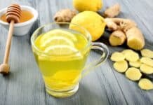 Chá de limão com Gengibre para aumentar a Imunidade
