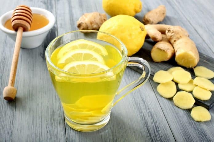 Chá de limão com Gengibre para aumentar a Imunidade