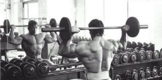 Treino de Ombros do Arnold Schwarzenegger Desenvolvimento com Barra