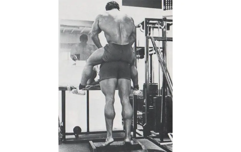 Treino de Pernas do Arnold Schwarzenegger Panturrilhas Burrinho