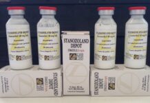 Quais os Efeitos Colaterais do Stanozolol? (winstrol) Frascos de Stanozolol Depot para uso injetável.
