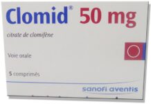 Clomid no TPC – Para que serve? Benefícios, Colaterais e Ingestão Caixa de Clomid 50mg, medicamento para TPC, com 5 comprimidos.