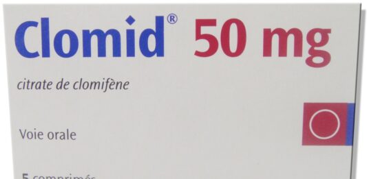 Clomid no TPC – Para que serve? Benefícios, Colaterais e Ingestão Caixa de Clomid 50mg, medicamento para TPC, com 5 comprimidos.