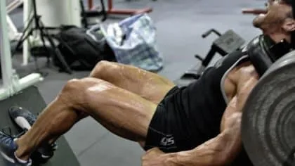 treino pernas homen