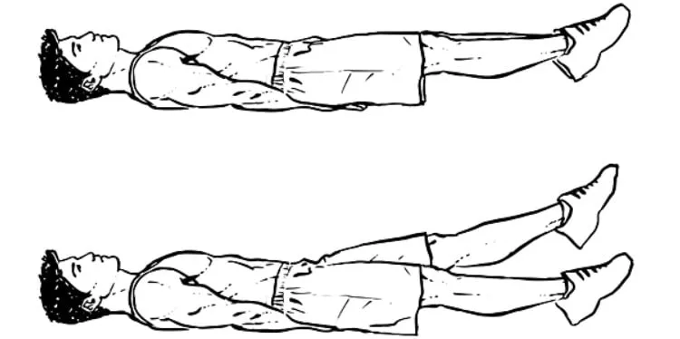 Treino para fortalecer o Core - Abdominais inferiores Tesoura