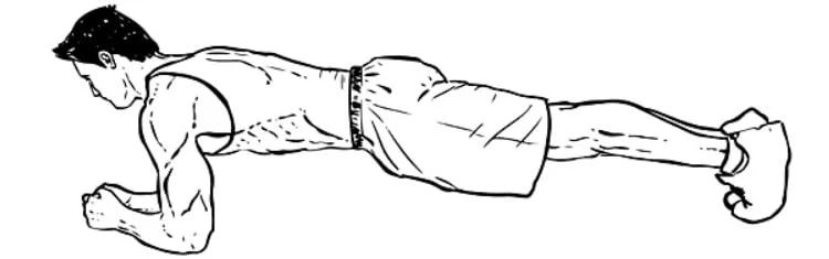 Treino para fortalecer o Core - Prancha