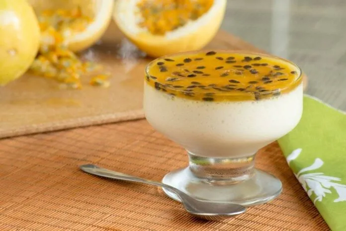 Receita de Mousse de Maracujá Low Carb