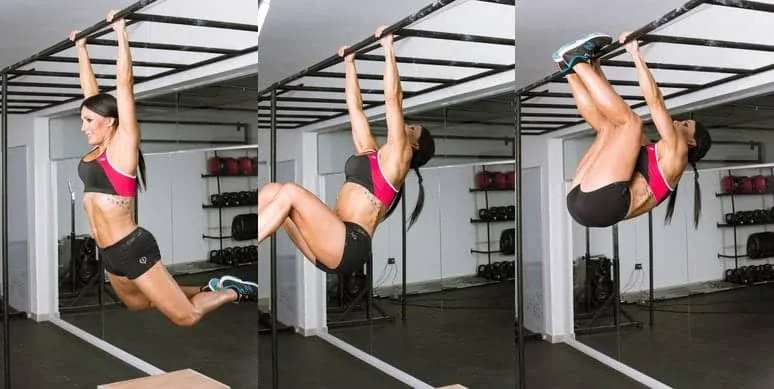 Mulher realizando exercícios de Crossfit para queima de gordura abdominal.