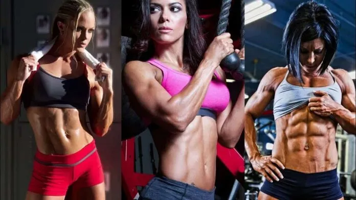 Dicas de Treino para Emagrecer Rápido Mulheres treinando força e abdominal para emagrecimento rápido.