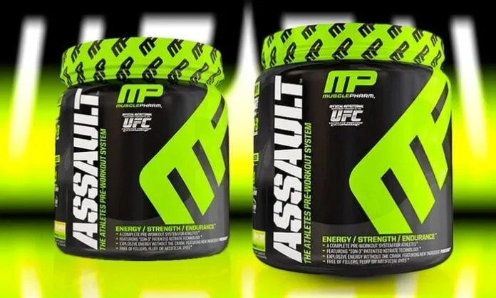 Pré Treino Assault MP para Energia e Foco Suplemento Pré Treino Assault MP para aumento de energia e foco.