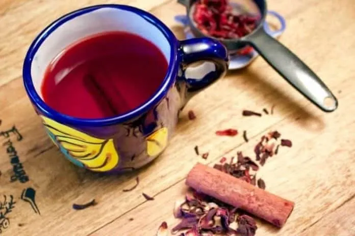 Chá de Hibisco com Canela para Emagrecer Chá de Hibisco com Canela para Emagrecer
