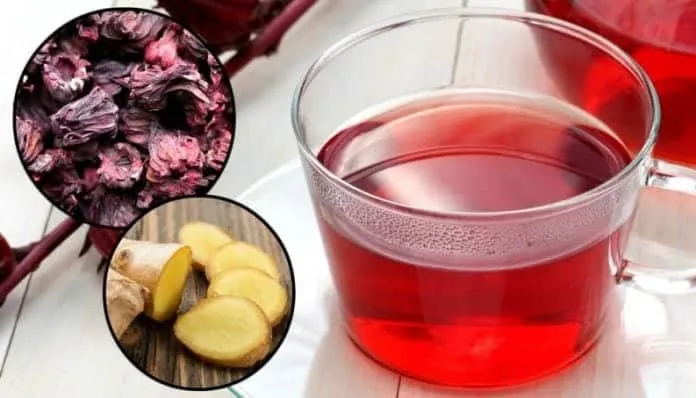chá de hibisco com gengibre para Emagrecer Chá de hibisco com gengibre para emagrecer