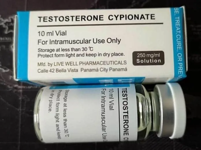 Cipionato de Testosterona - Benefícios e Uso Ampola de cipionato de testosterona para uso intramuscular.