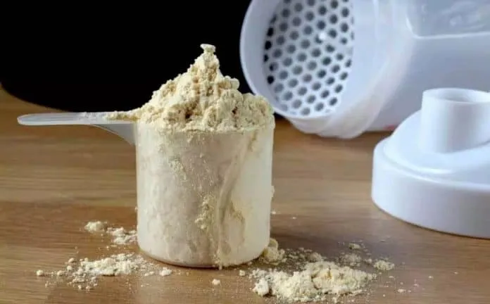 Whey Isolado em Pó para Treino Whey isolado em pó, suplemento para musculação e recuperação.