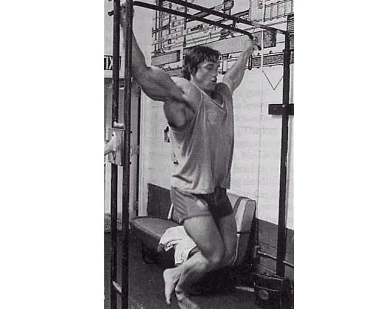 Treino de Costas do Arnold Schwarzenegger Barra