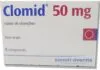 Clomid no TPC – Para que serve? Benefícios, Colaterais e Ingestão Caixa de Clomid 50mg, medicamento para TPC, com 5 comprimidos.